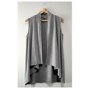 Croft & Barrow Sleeveless Open Front Vest